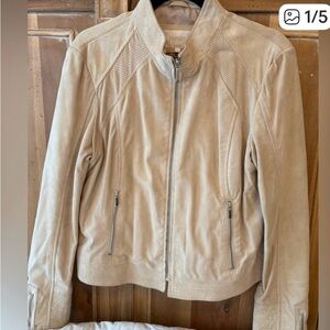 Moto Jacket Y2K  Suede Laundry By Shelli Segal